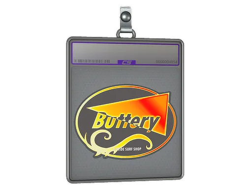 Sticker Slab | Flame Buttery (Holo)