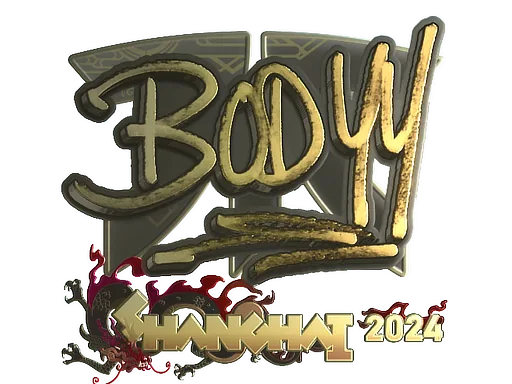 Sticker | bodyy (Gold) | Krakow 2017