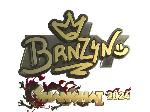 Sticker | brnz4n (Gold) | Budapest 2025