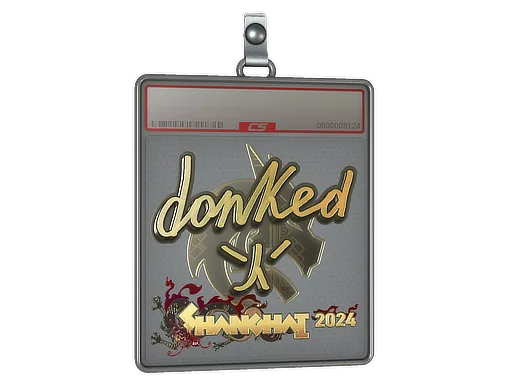 Sticker Slab | donk (Gold) | Shanghai 2024