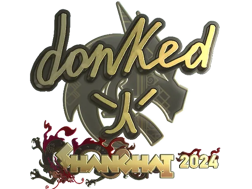 Sticker | donk (Gold) | Copenhagen 2024