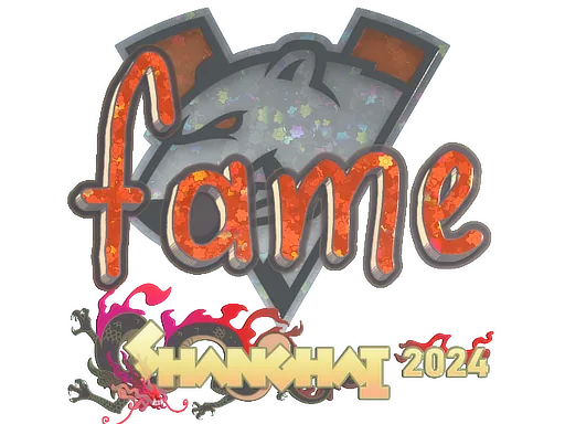 Sticker | fame (Glitter) | Rio 2022