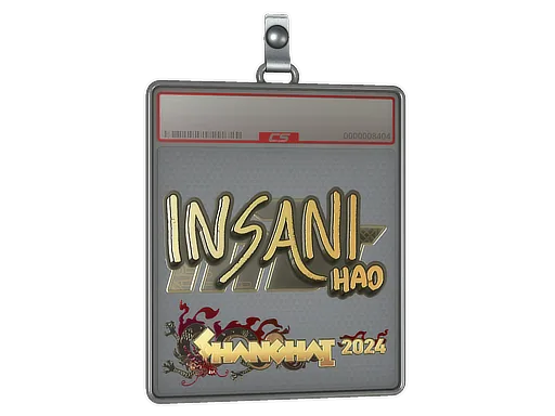Sticker Slab | insani (Gold) | Budapest 2025
