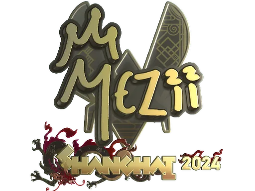 Sticker | mezii (Gold) | Copenhagen 2024