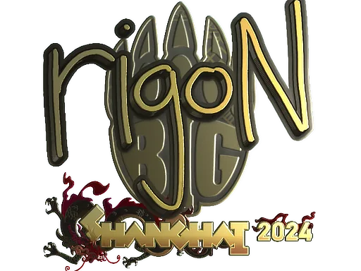 Sticker | rigoN (Gold) | Rio 2022