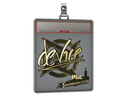 Sticker Slab | device (Gold) | Stockholm 2021