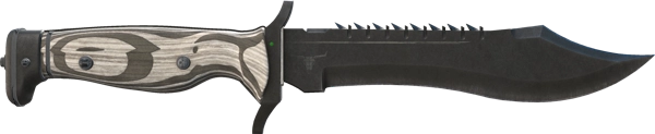 ★ Bowie Knife | Black Laminate
