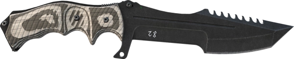 ★ StatTrak™ Huntsman Knife | Black Laminate