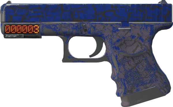StatTrak™ Glock-18 | Blue Fissure