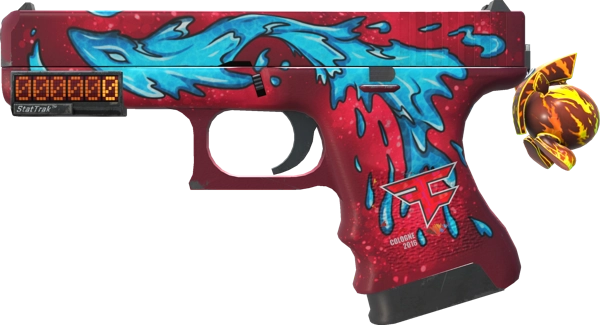 StatTrak™ Glock-18 | Water Elemental