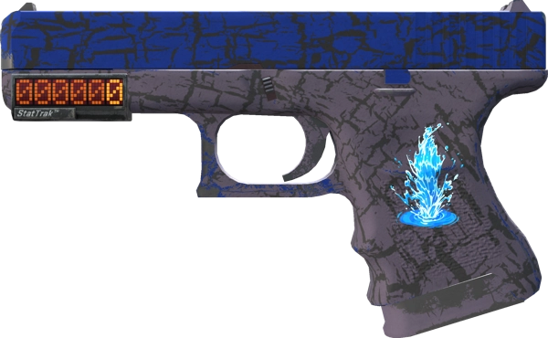 StatTrak™ Glock-18 | Blue Fissure