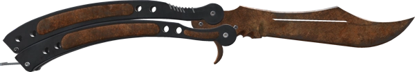 ★ StatTrak™ Butterfly Knife | Rust Coat
