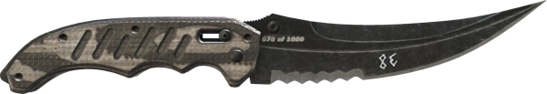 ★ StatTrak™ Flip Knife | Black Laminate