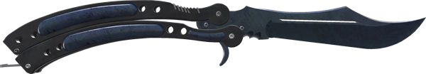 ★ StatTrak™ Butterfly Knife | Blue Steel