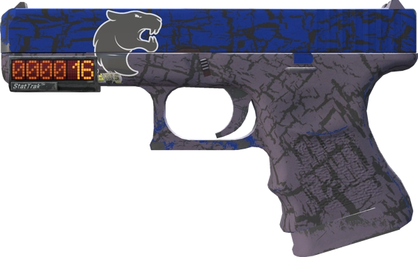 StatTrak™ Glock-18 | Blue Fissure