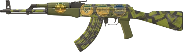 Souvenir AK-47 | Olive Polycam