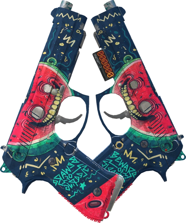 StatTrak™ Dual Berettas | Melondrama