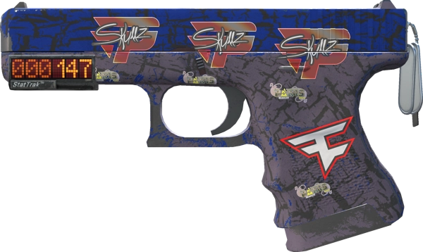 StatTrak™ Glock-18 | Blue Fissure