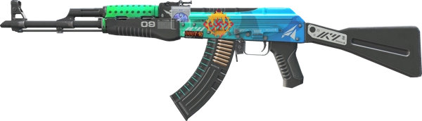 StatTrak™ AK-47 | Ice Coaled