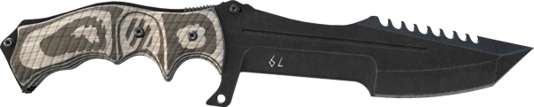 ★ StatTrak™ Huntsman Knife | Black Laminate