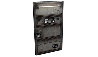 Brutalist Sheet Metal Door