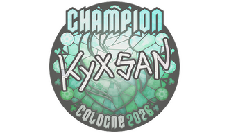 Sticker | kyxsan (Champion) | Cologne 2026