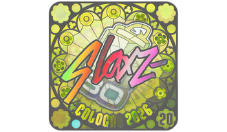 Sticker | slaxz- (Holo, Ranked) | Cologne 2026