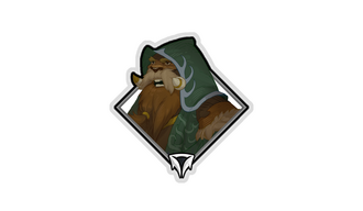 Gold Crownfall Sticker - Archimandrite